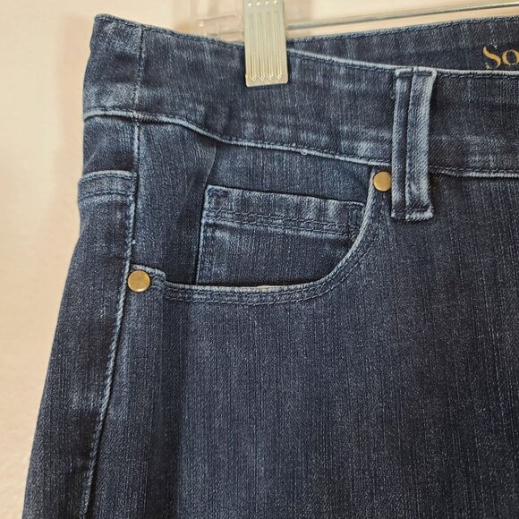Soft Surroundings 2AN42 5 Pocket Pull‎ On Denim Jeggings Size Medium - Picture 4 of 8